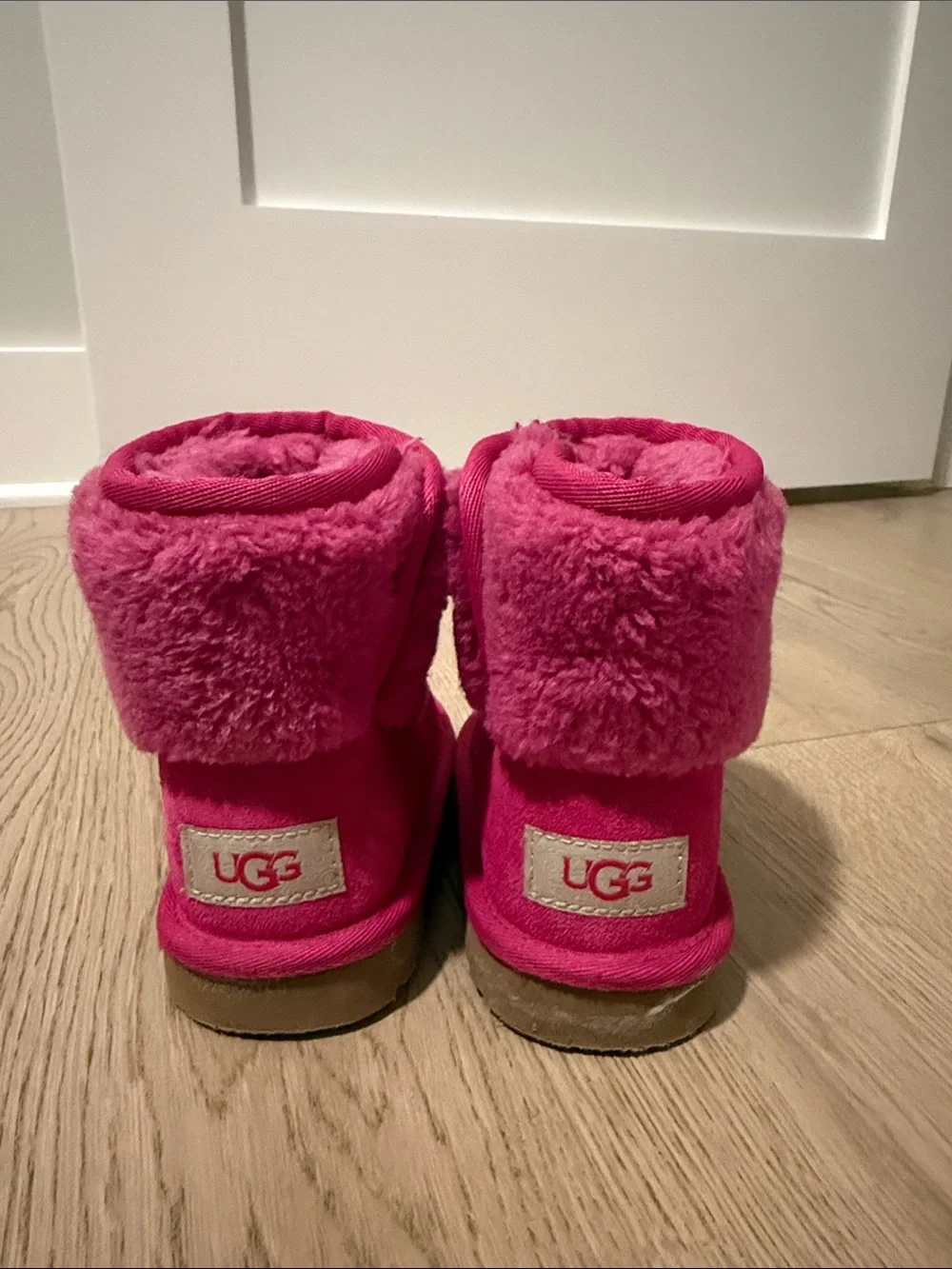 UGG Kids Fold-Down Boot - Hot Pink